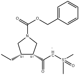 [2-[(3R,4S)-4-乙基-1-[(苯基甲氧基)羰基]-3-吡咯烷基]-2-氧代乙基]二甲基-亚砜内盐